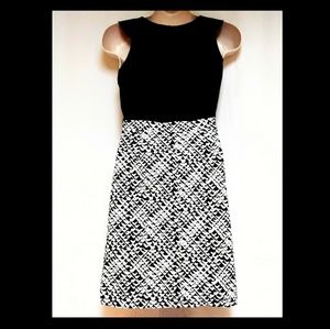 Merona Dresses - Merona Sleeveless Black and White Career Dress Merona Dresses - Merona Sleeveless Black and White Career Dress